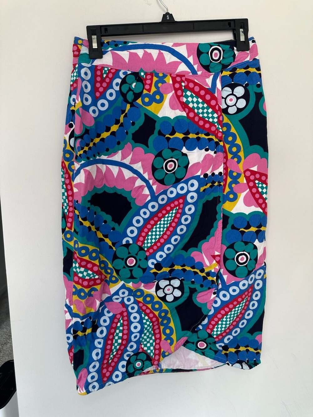 J.Crew Tie-Back Tulip Midi Skirt in Ratti Kaleidoscope Floral